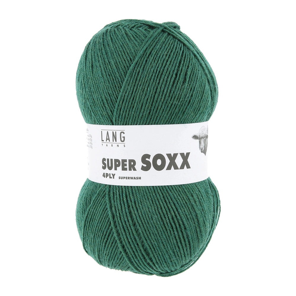 Lang Yarns Super Soxx 4-Fach 0118 Spar (4-draads)