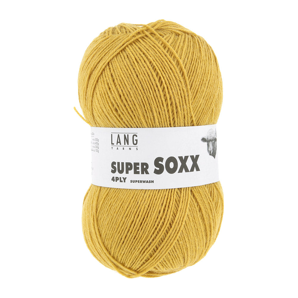 Lang Yarns Super Soxx 4-Fach 0150 Goudsbloem (4-draads)