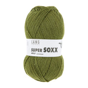Lang Yarns Super Soxx 4-Fach 0198 Donkerolijf (4-draads)