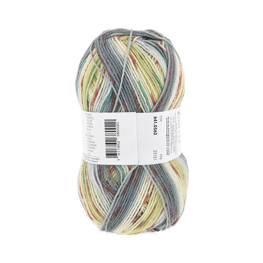 Langyarnssupersoxxbamboocolor ply print — gemaakt met Lang Yarns Super Soxx Bamboo Color 4-Fach (2)