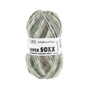 Lang Yarns Super Soxx Bamboo Color 4-Fach 0564 Grijs/Beige 1152 Nettle