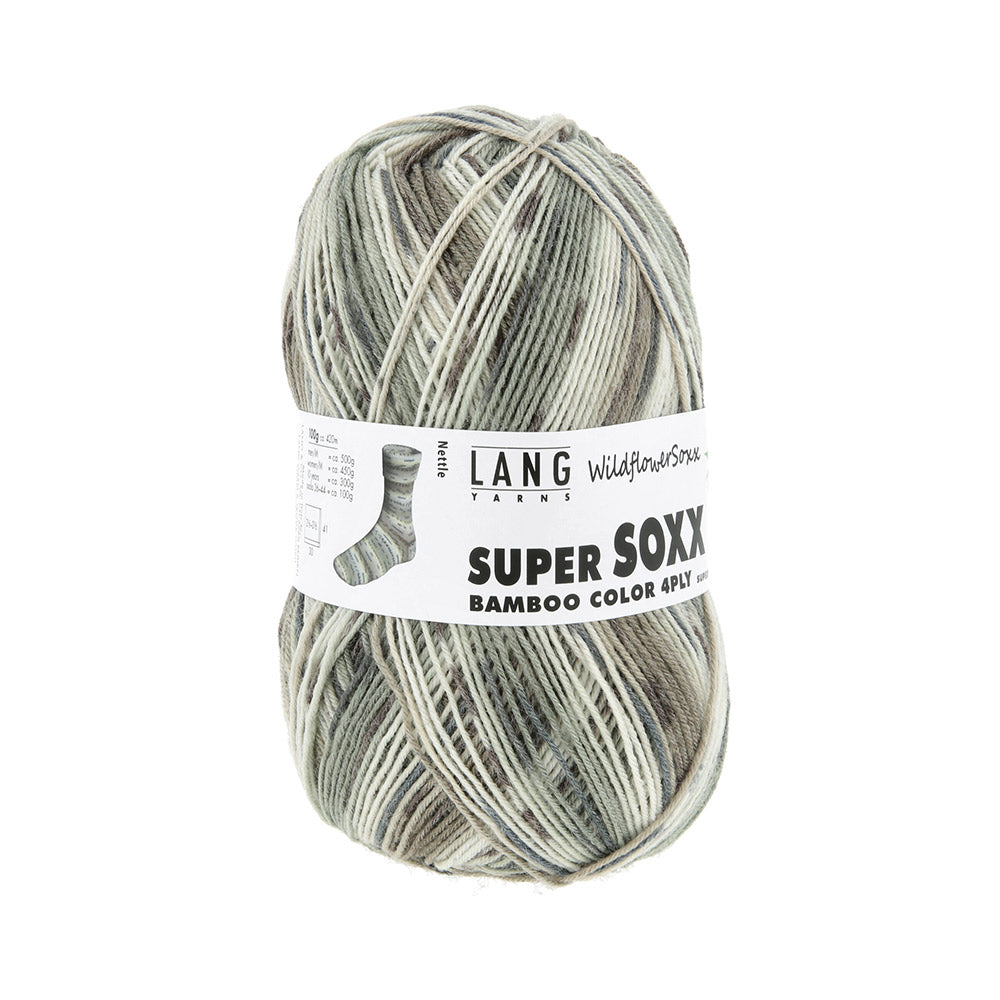 Langyarnssupersoxxbamboocolor ply print — gemaakt met Lang Yarns Super Soxx Bamboo Color 4-Fach