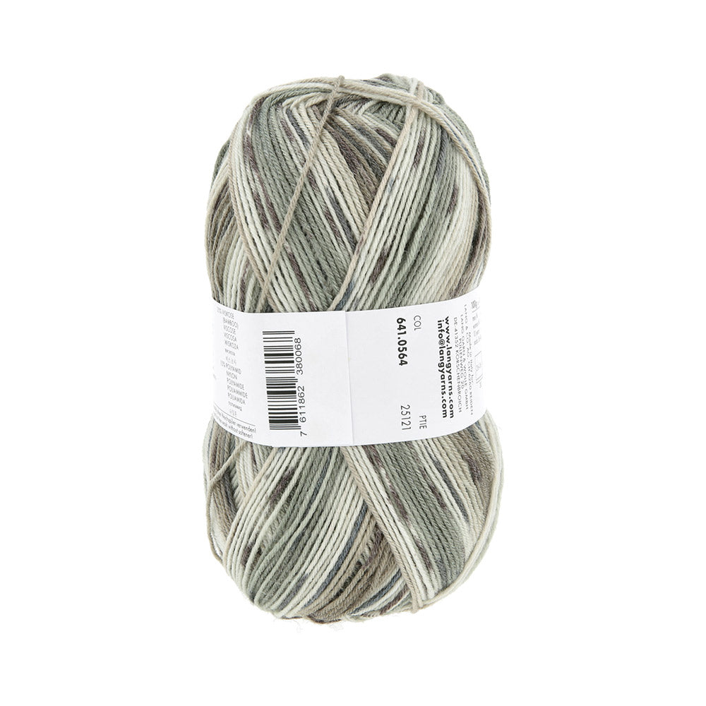 Langyarnssupersoxxbamboocolor ply print — gemaakt met Lang Yarns Super Soxx Bamboo Color 4-Fach (2)