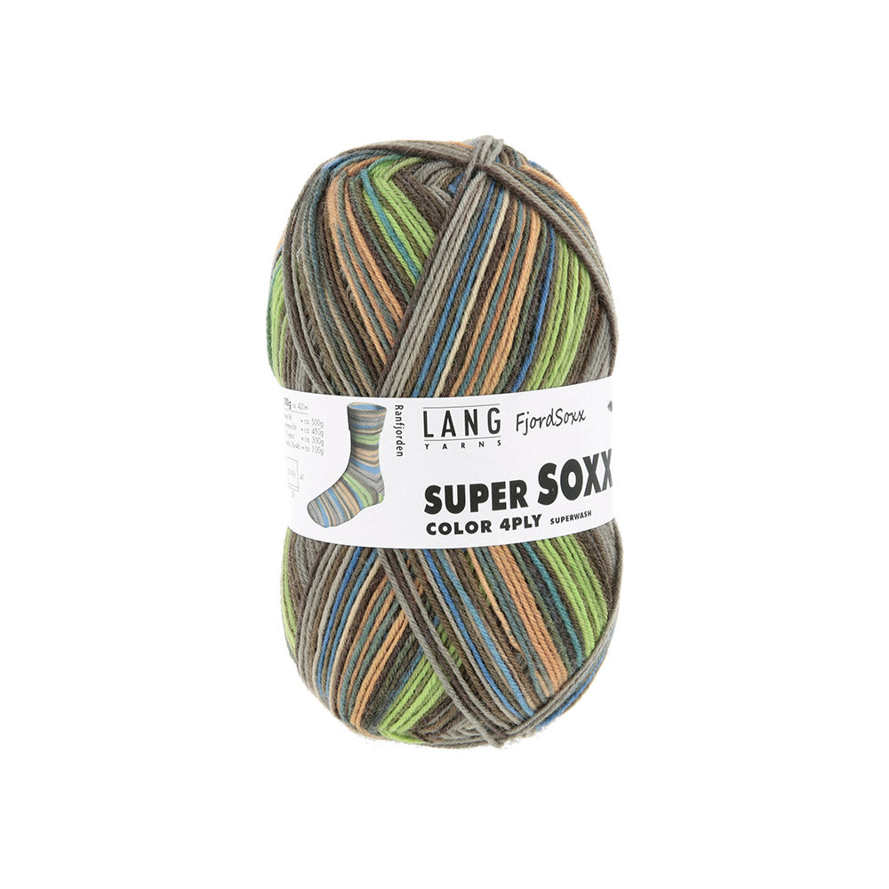 Langyarnssupersoxxcolor ply print — gemaakt met Lang Yarns Super Soxx Color 4-Fach