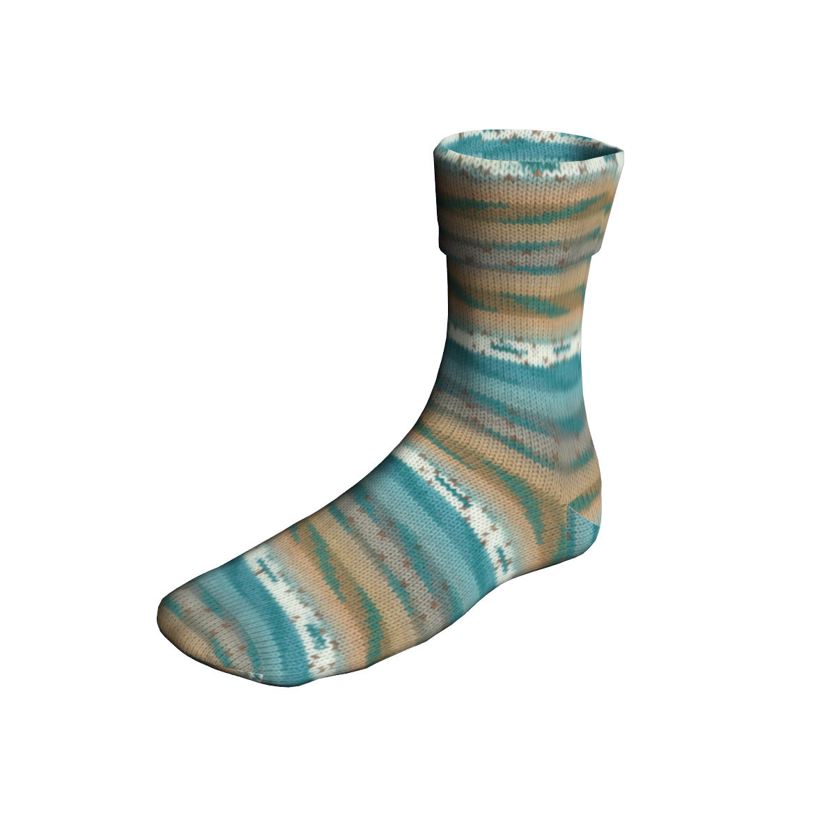 Langyarnssupersoxxcolor plycprint — gemaakt met Lang Yarns Super Soxx Color 4-Fach