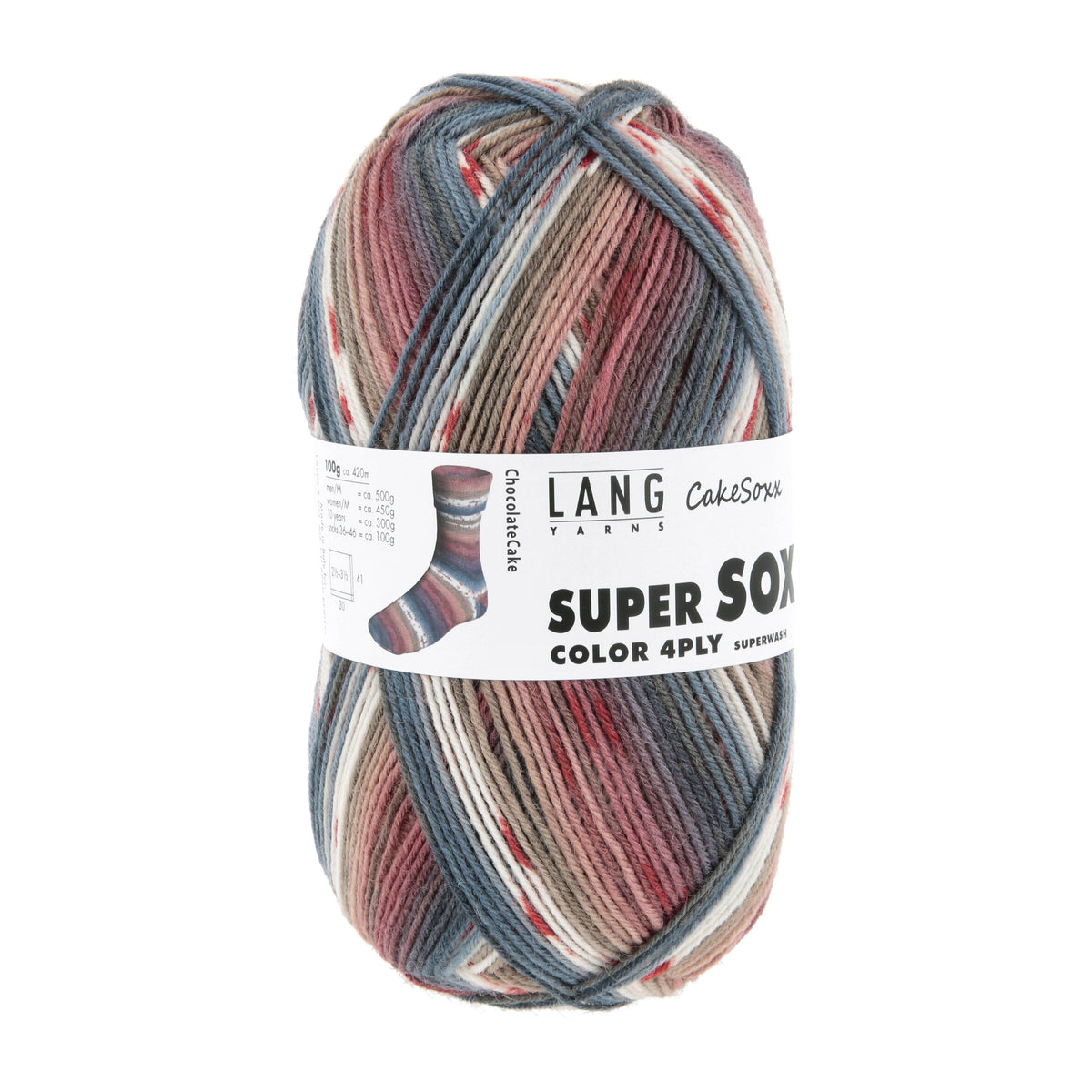 Langyarnssupersoxxcolor ply print — gemaakt met Lang Yarns Super Soxx Color 4-Fach