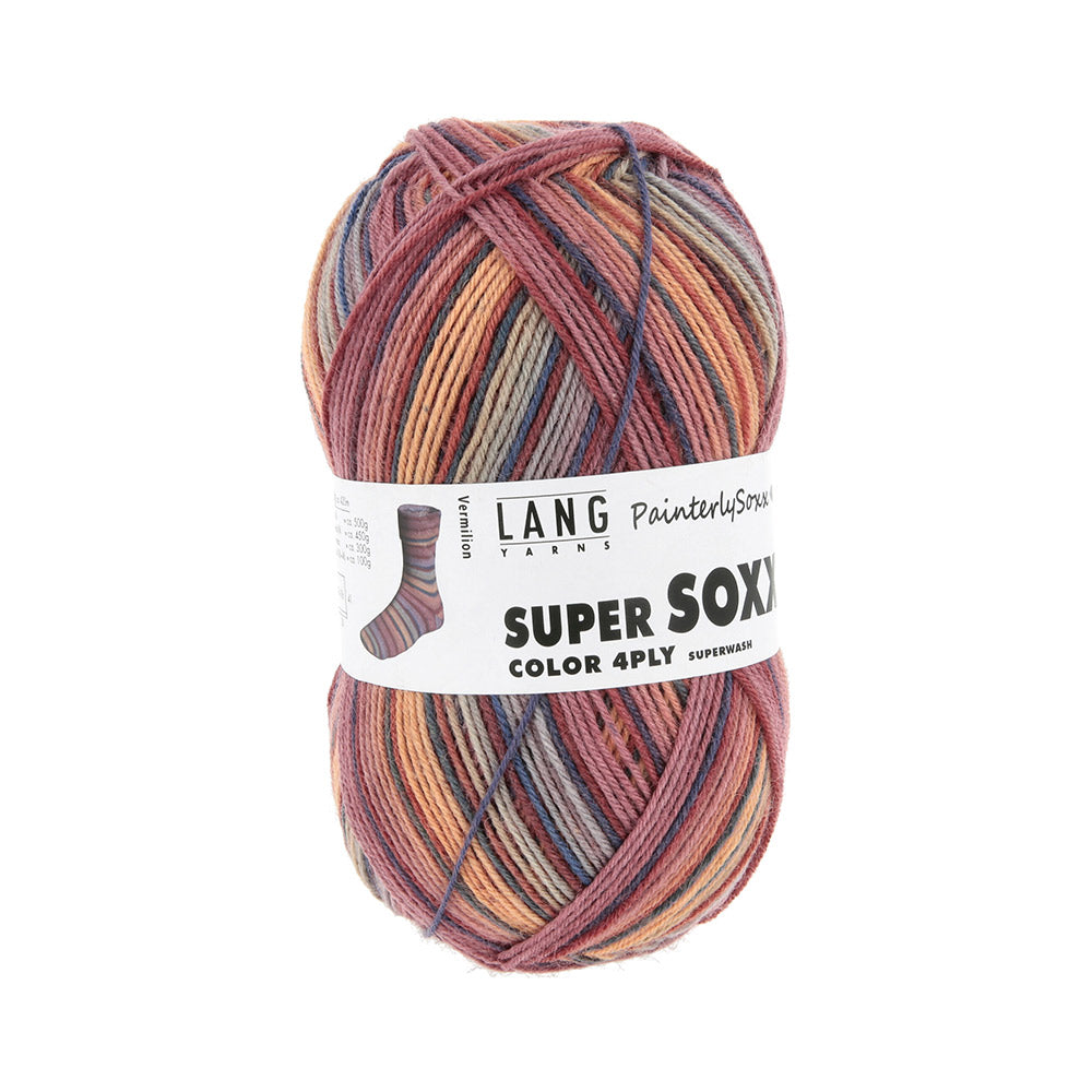 Langyarnssupersoxxcolor ply print — gemaakt met Lang Yarns Super Soxx Color 4-Fach