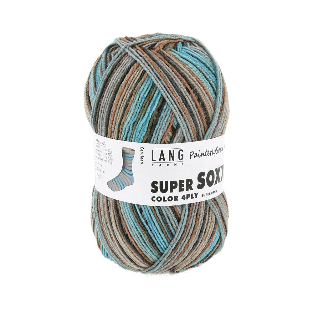 Langyarnssupersoxxcolor ply print — gemaakt met Lang Yarns Super Soxx Color 4-Fach