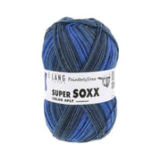 Lang Yarns Super Soxx Color 4-Fach 0551 Blauw 1150 Cobalt