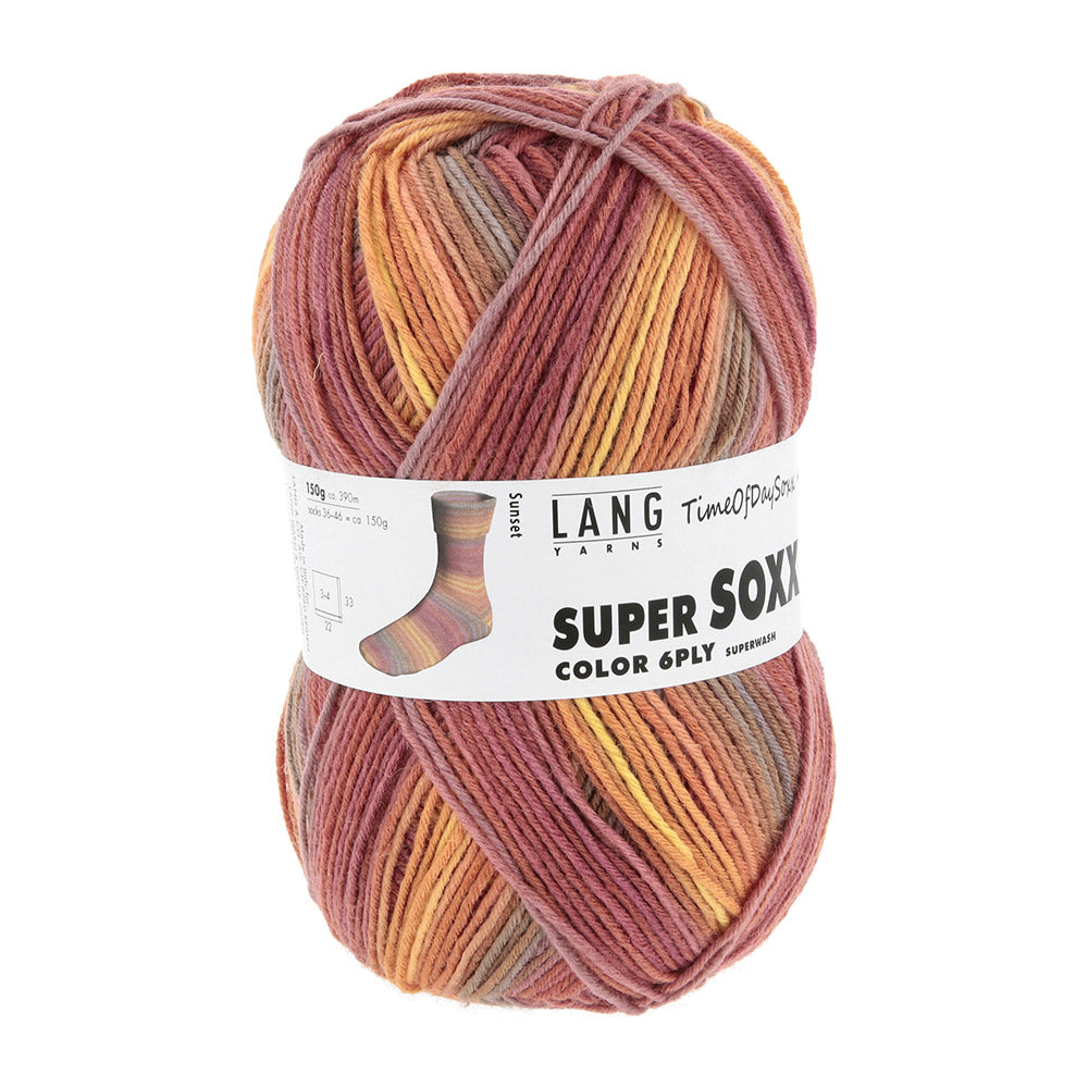 Langyarnssupersoxxcolor ply print — gemaakt met Lang Yarns Super Soxx Color 6-Fach