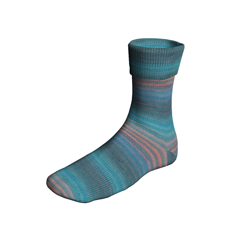 Langyarnssupersoxxcolor plycprint — gemaakt met Lang Yarns Super Soxx Color 6-Fach