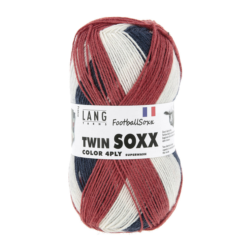 Lang Yarns Twin Soxx 4-draads FootballSoxx 909 0597 Frankrijk