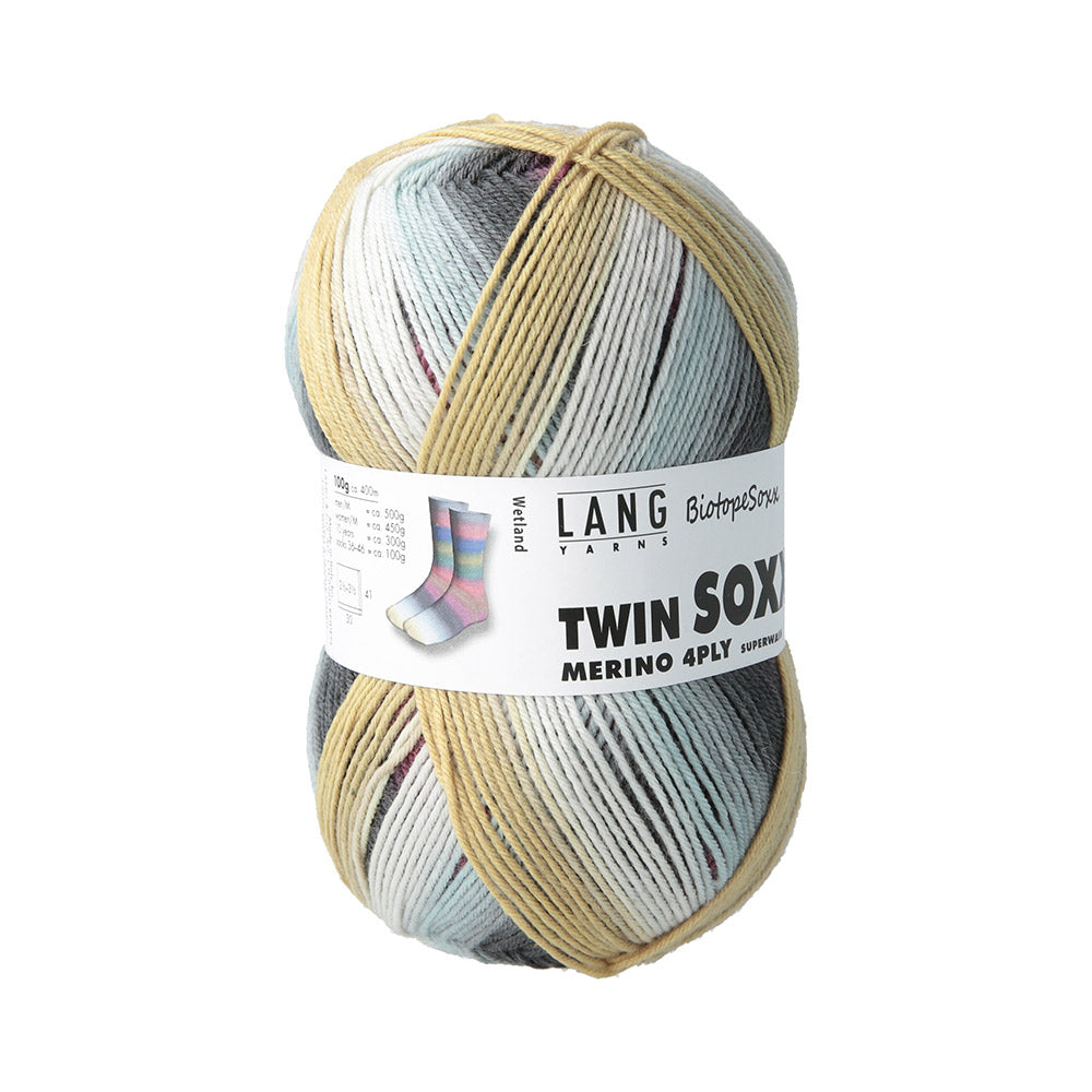 Langyarnstwinsoxxmerino ply print — gemaakt met Lang Yarns Twin Soxx Merino 4-Fach