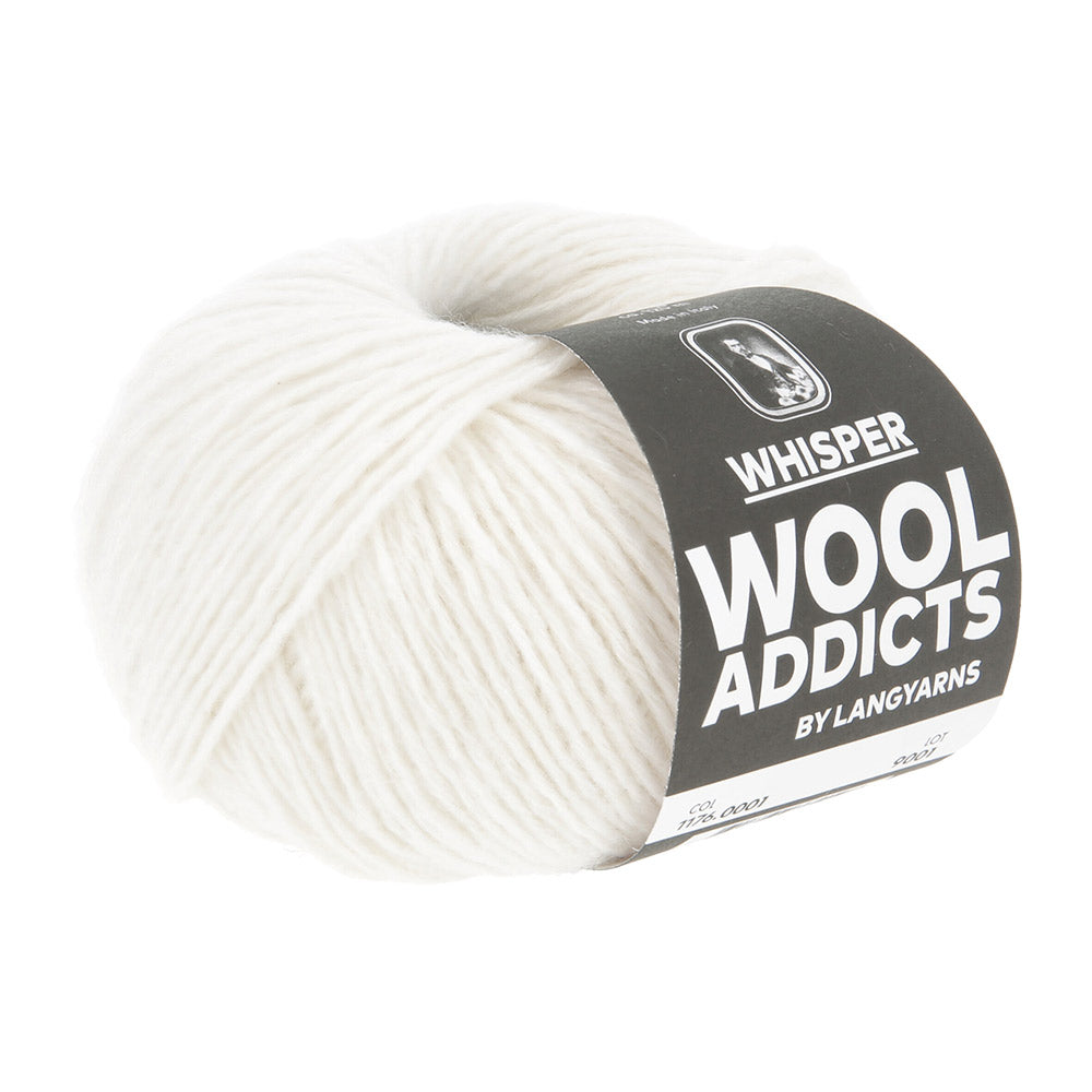 Langyarnswhisper print — gemaakt met Lang Yarns Whisper