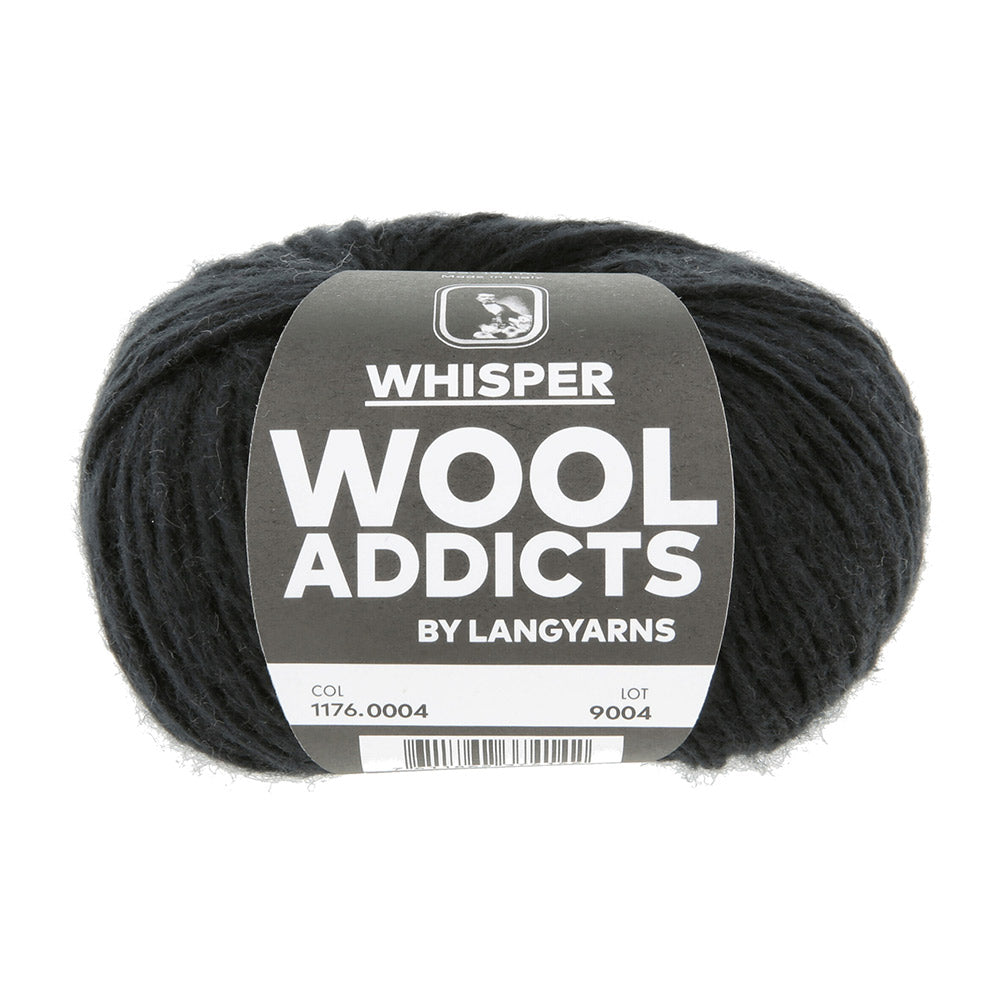 Lang Yarns Whisper 0004 Zwart