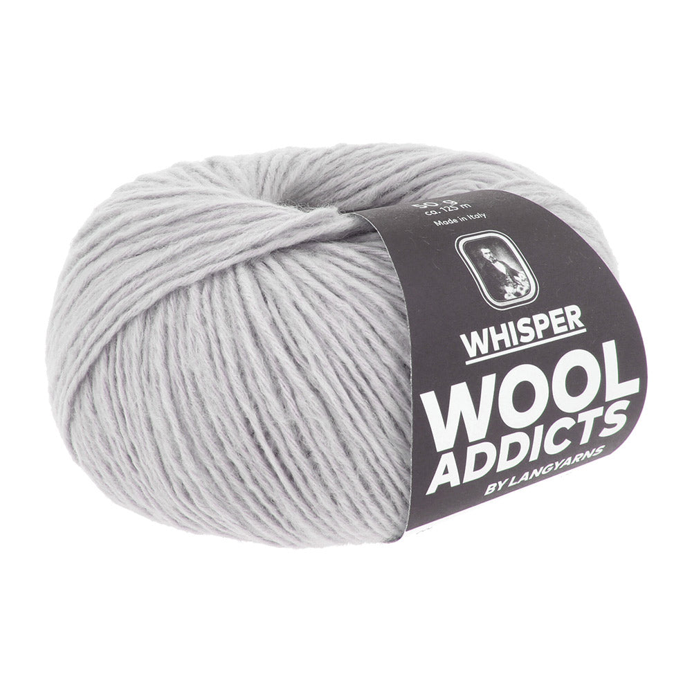 Langyarnswhisper print — gemaakt met Lang Yarns Whisper
