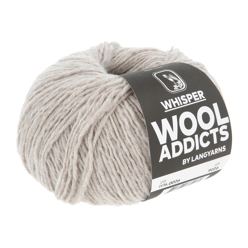 Langyarnswhisper print — gemaakt met Lang Yarns Whisper