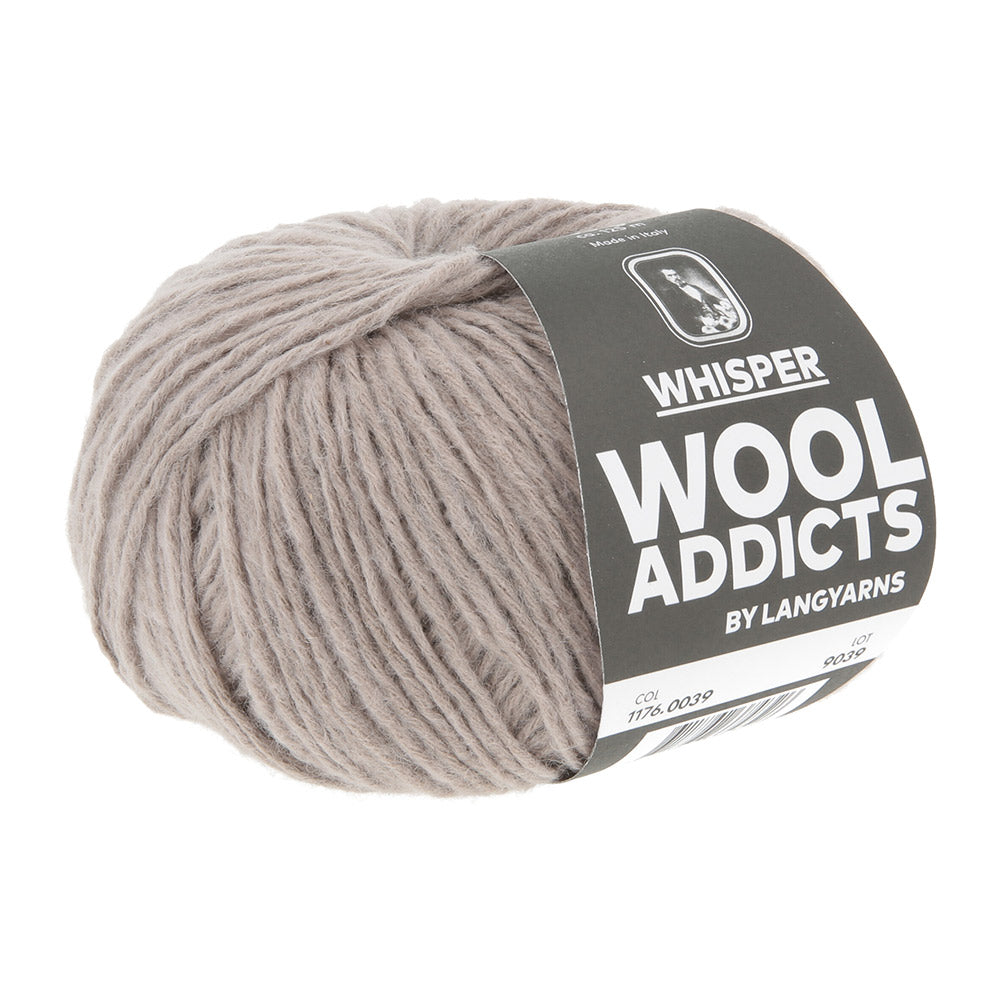 Langyarnswhisper print — gemaakt met Lang Yarns Whisper
