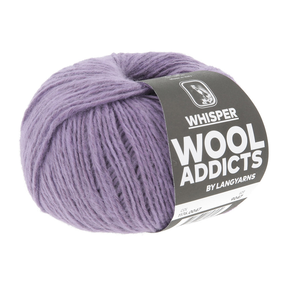 Langyarnswhisper print — gemaakt met Lang Yarns Whisper