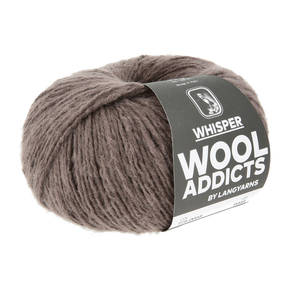 Langyarnswhisper print — gemaakt met Lang Yarns Whisper