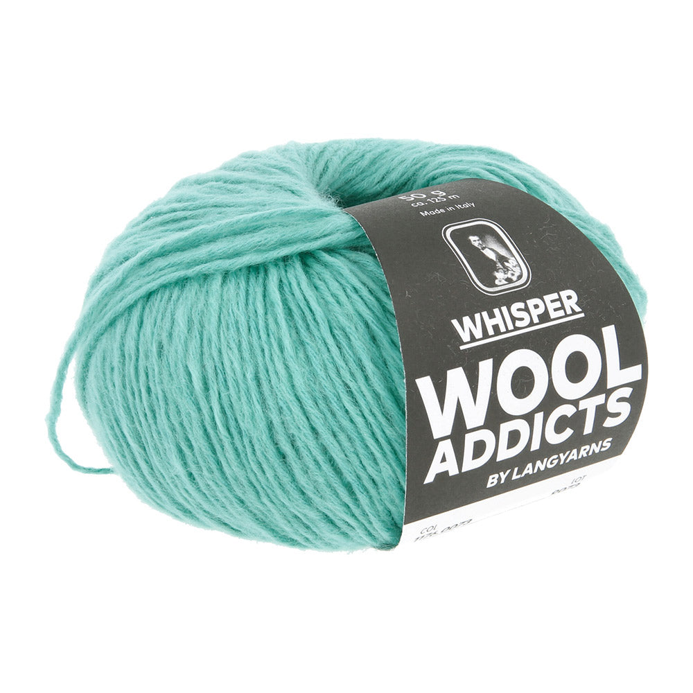 Langyarnswhisper print — gemaakt met Lang Yarns Whisper
