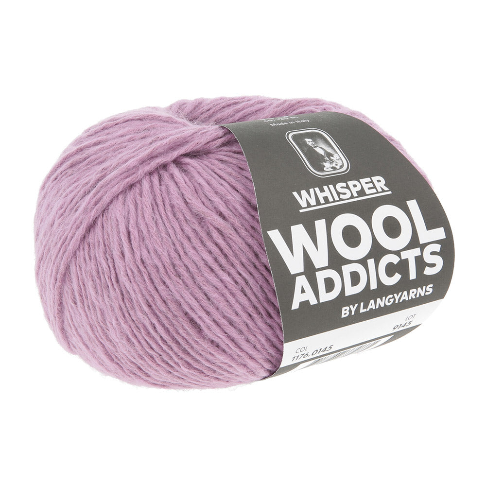 Langyarnswhisper print — gemaakt met Lang Yarns Whisper