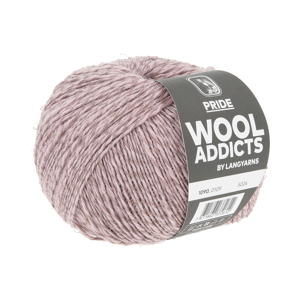 Langyarnspride print — gemaakt met Lang Yarns Wooladdicts Pride