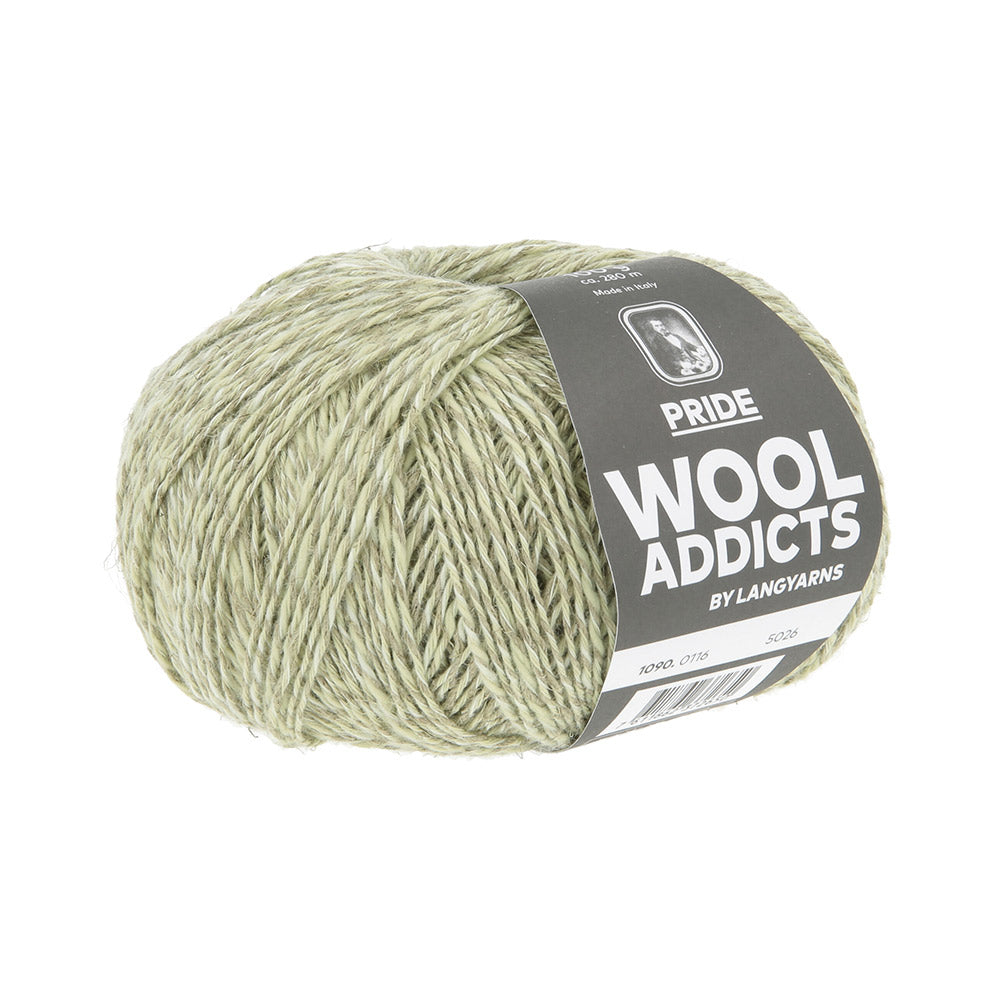 Langyarnspride print — gemaakt met Lang Yarns Wooladdicts Pride