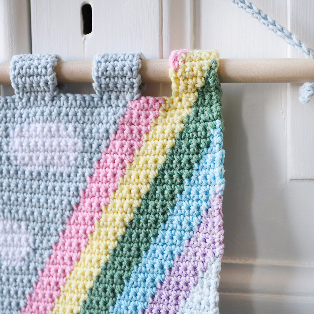Spring — gemaakt met Lente Wandhanger Haakpakket