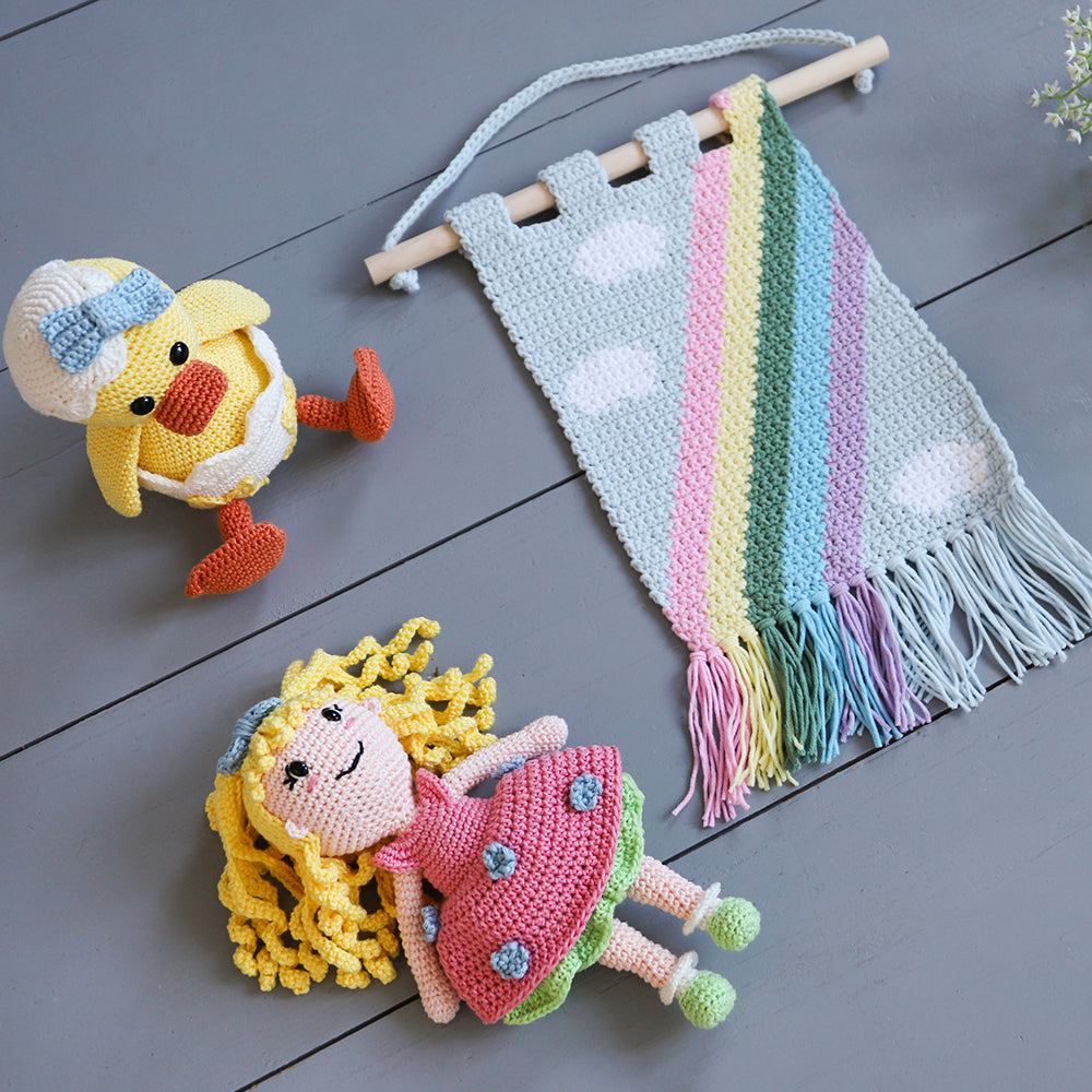 Spring — gemaakt met Lente Wandhanger Haakpakket (3)