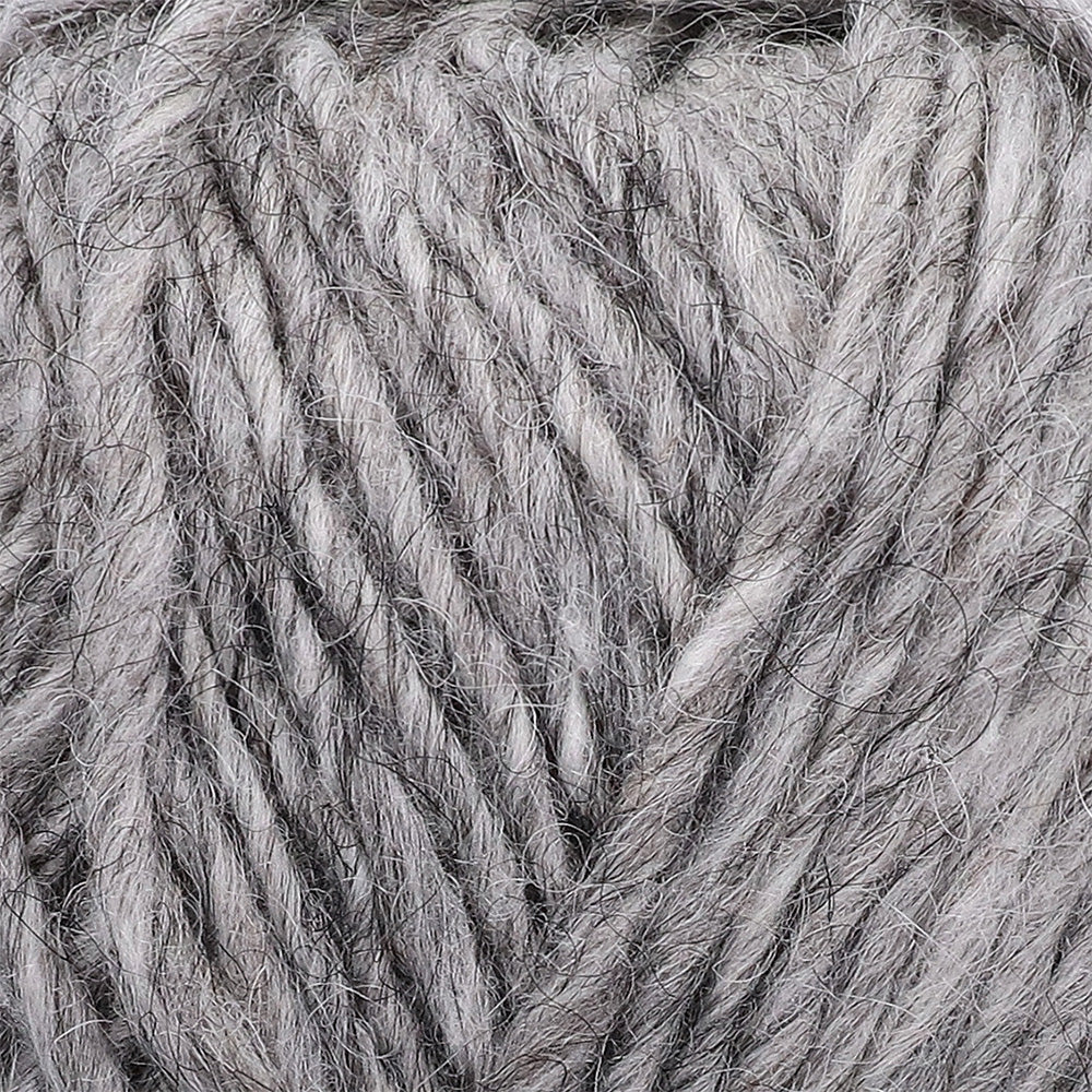 Istex Lopi Alafosslopi 0056 Light Grey - detail van het garen