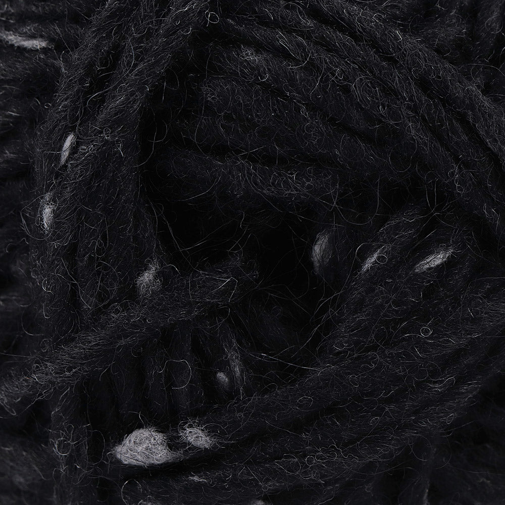 Istex Lopi Alafosslopi 9975 Black Tweed - detail van het garen