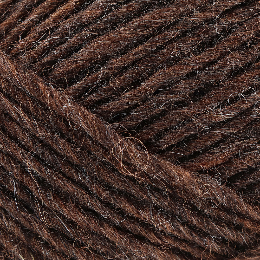 Istex Lopi Lettlopi 0867 Chocolate - detail van het garen