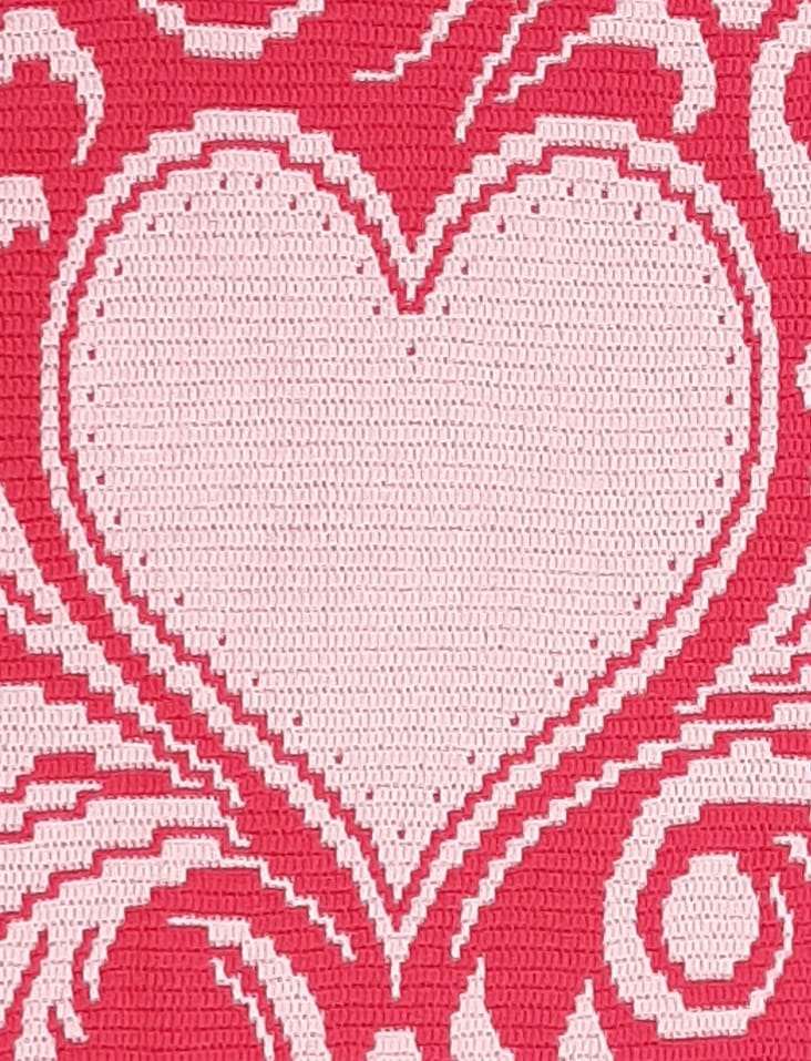 Pink close — gemaakt met Lovely Deken Two Tone Haakpakket - Anke Wintermans