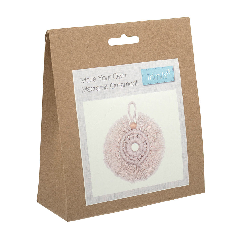 Macramé Kit Krans Natural Trimits