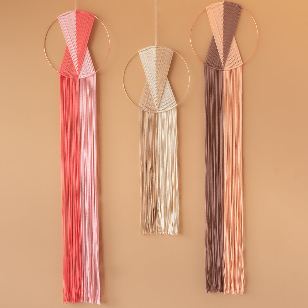 Weave it wall hanging — gemaakt met Macramé Patroon Yarn and Colors Weave it Wall Hanging (3)