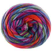 Bol Lana Grossa Meilenweit 100 Cascata 5207 sokkengaren in de kleuren Donkerblauw / Licht- / Roestrood / Lichtblauw / Wijnrood / Fuchsia / Lila / Marine / Jade / Donkergroen / Pistache - Lana Grossa Meilenweit 100 Cascata 5207 Donkerblauw/Licht-/Roestrood/Lichtblauw/Wijnrood/Fuchsia/Lila/Marine/Jade/Donkergroen/Pistache