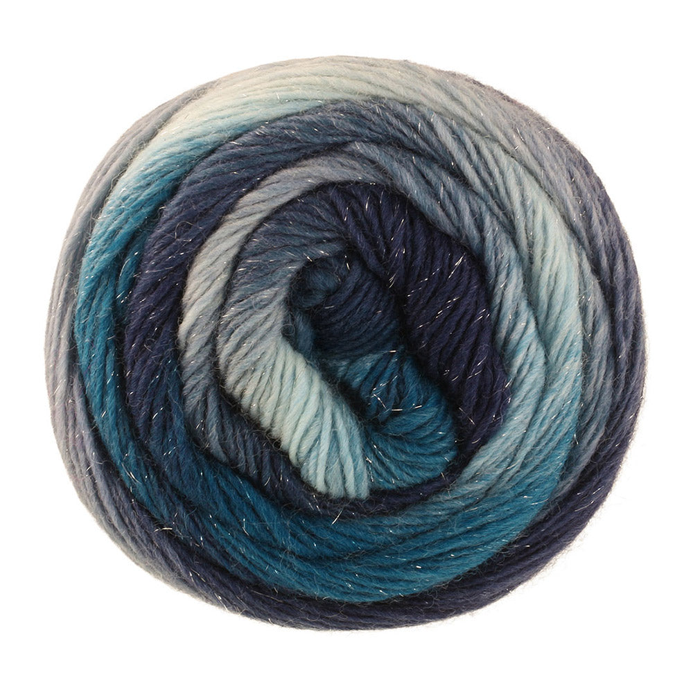 Bol Lana Grossa Meilenweit 100 Color Mix Sparks 7620 in de kleuren Donker-/Grijspetrol/Mint/Grijs-/Staalblauw - Lana Grossa Meilenweit 100 Color Mix Sparks 7620 Donker-/Grijspetrol/Mint/Grijs-/Staalblauw