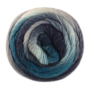 Bol Lana Grossa Meilenweit 100 Color Mix Sparks 7620 in de kleuren Donker-/Grijspetrol/Mint/Grijs-/Staalblauw - Lana Grossa Meilenweit 100 Color Mix Sparks 7620 Donker-/Grijspetrol/Mint/Grijs-/Staalblauw