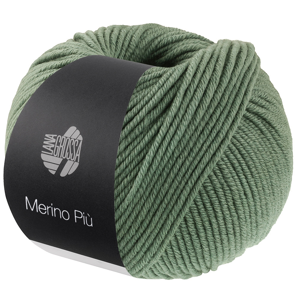 Lana Grossa Merino Piú 004 Oleandergroen - bol garen