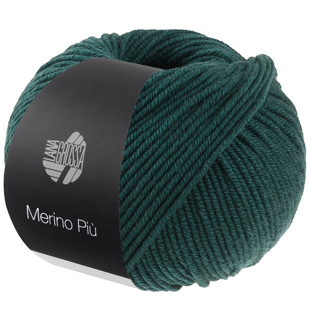 Lana Grossa Merino Piú 007 Donkerpetrol - productfoto