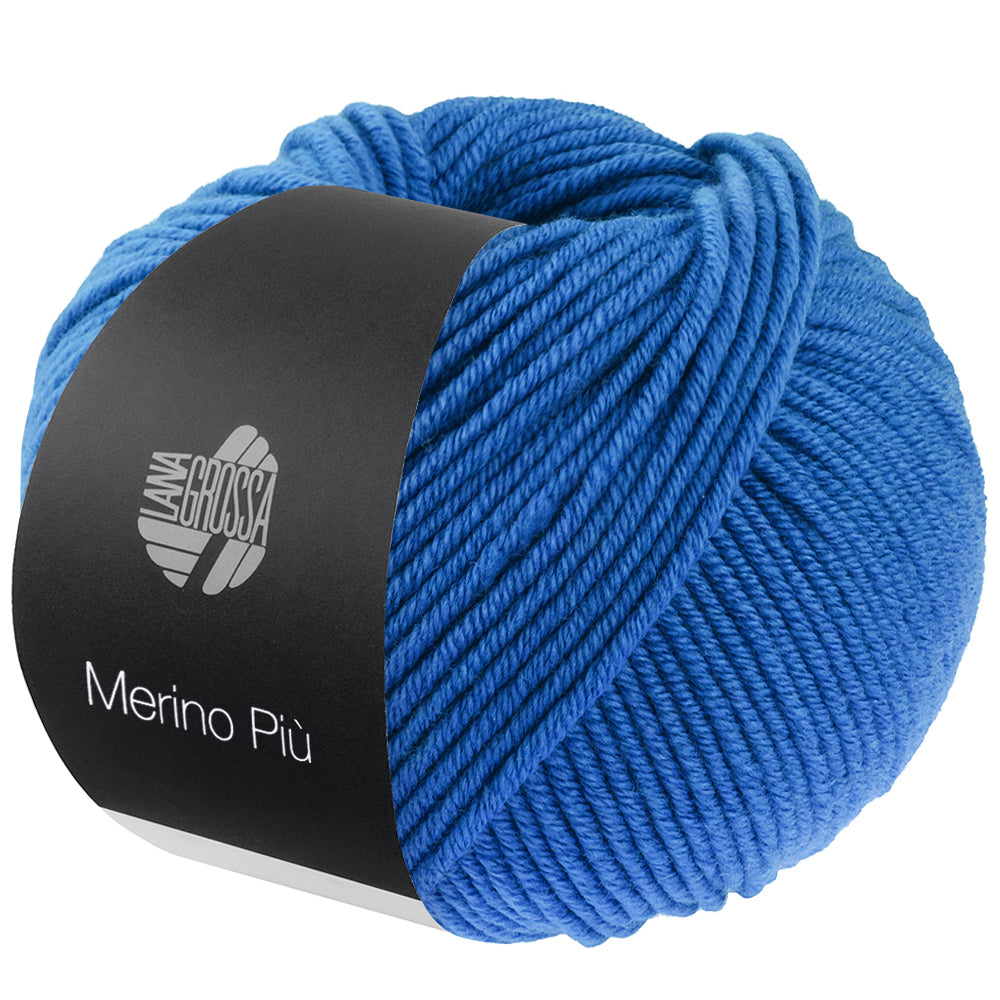 Lana Grossa Merino Piú 008 Blauw - bol garen