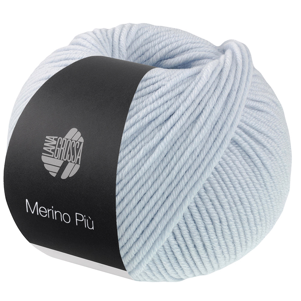 Lana Grossa Merino Piú 011 Zachtblauw - bol garen
