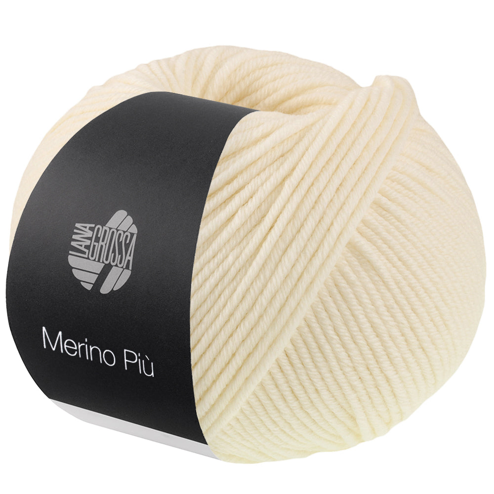 Lana Grossa Merino Piú 023 Crème - bol garen