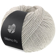 Lana Grossa Merino Piú 025 Lichtgrijs - bol garen