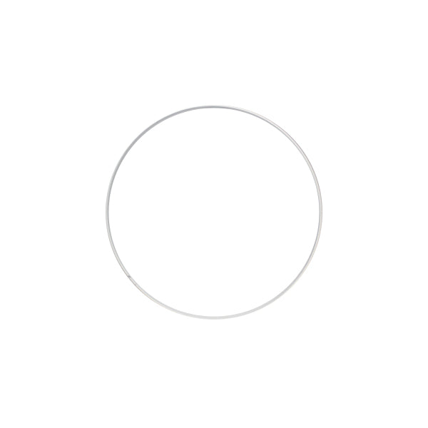 Metalen ring 20cm - Wit