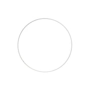 Metalen ring 25cm - Wit