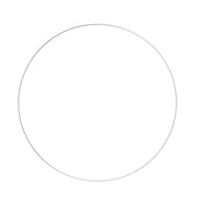 Metalen ring 40cm - Wit