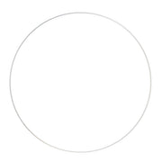 Metalen ring 45cm - Wit