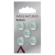 Milward Glans Knoop Groen 13mm (5 stuks)